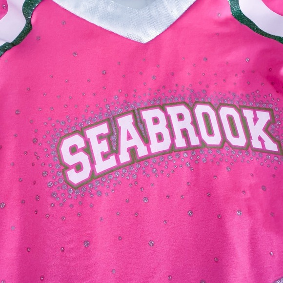 Disney Zombies 3 Addison Wells Classic Cheer Halloween Costume Pink Girls LARGE - Picture 7 of 13